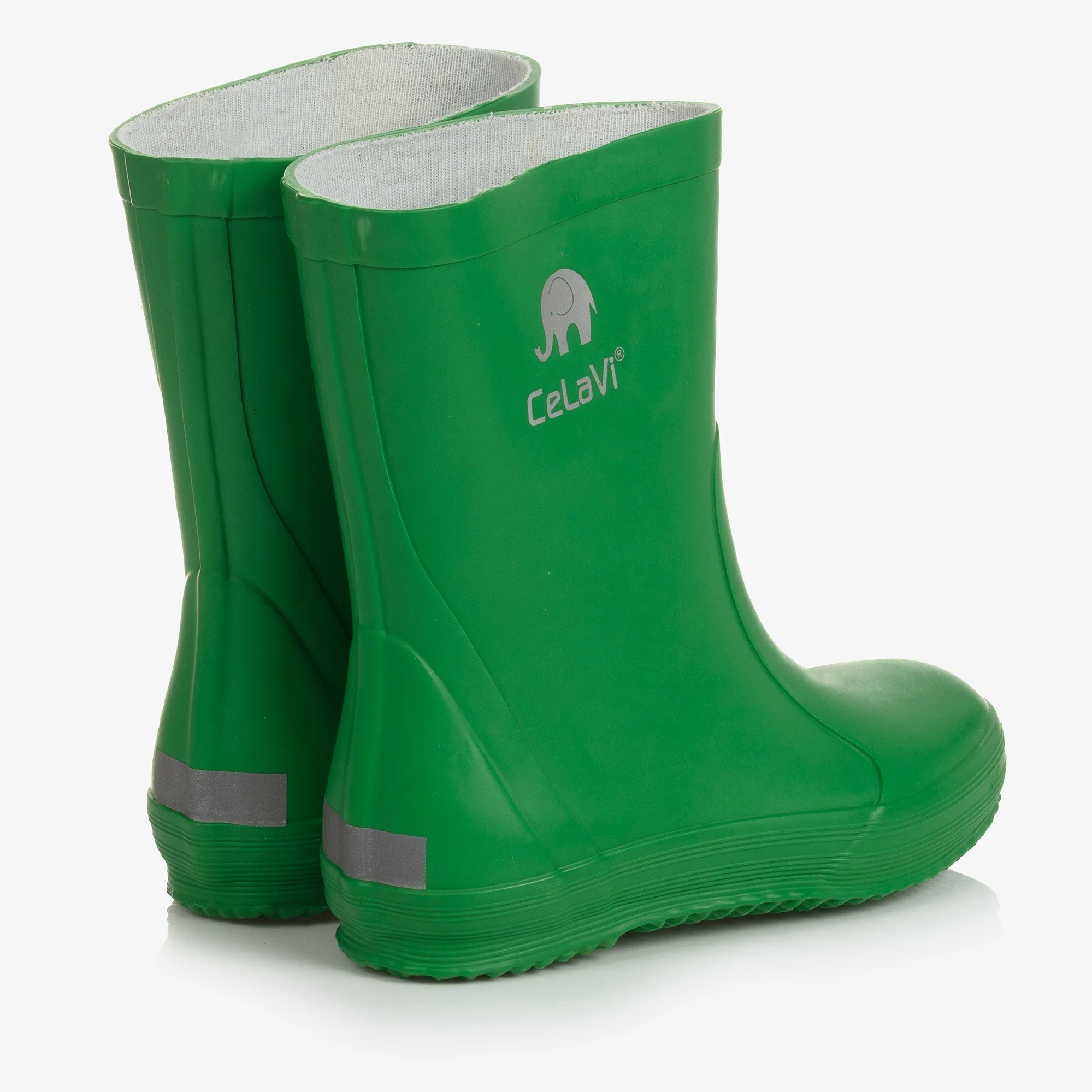 Green Rubber Rain Boots