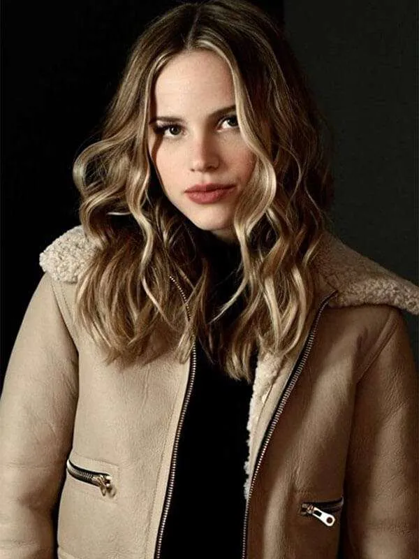 Halston Sage Leather Jacket - New American Jackets