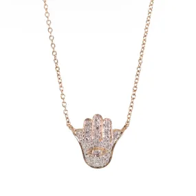 Hamsa Diamond Necklace