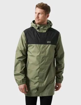 Helly Hansen Vancouver Rain Coat Chubasquero verde de hombre