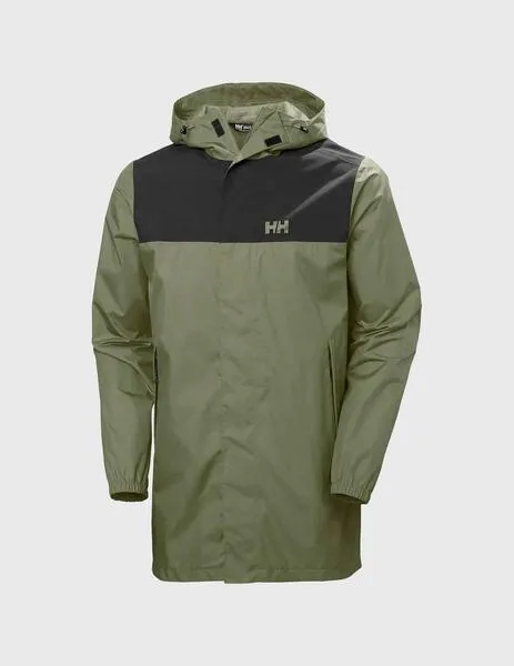 Helly Hansen Vancouver Rain Coat Chubasquero verde de hombre