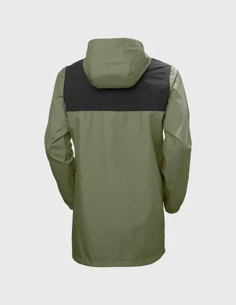 Helly Hansen Vancouver Rain Coat Chubasquero verde de hombre