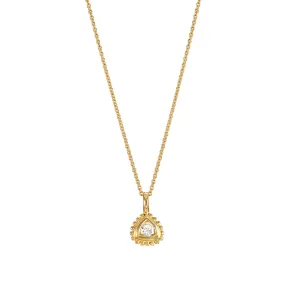 Incandescent Spirit 14kt Gold Diamond Necklace