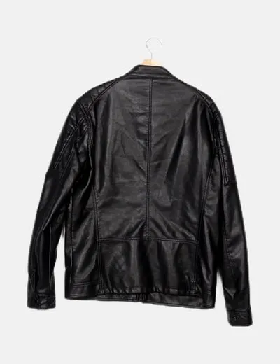 Jackets industry Chaqueta polipiel negra