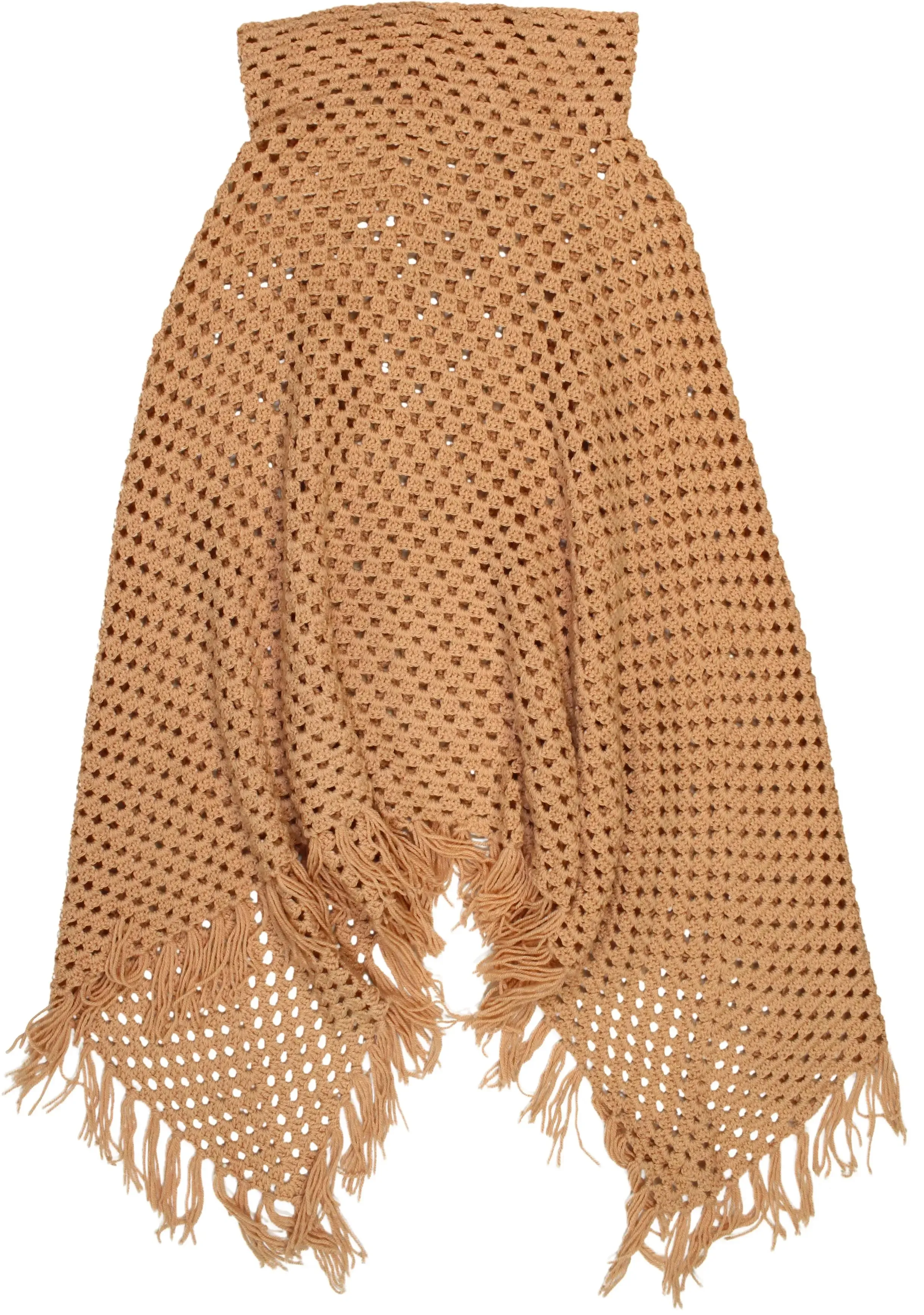 Knitted Turtleneck Poncho | ThriftTale