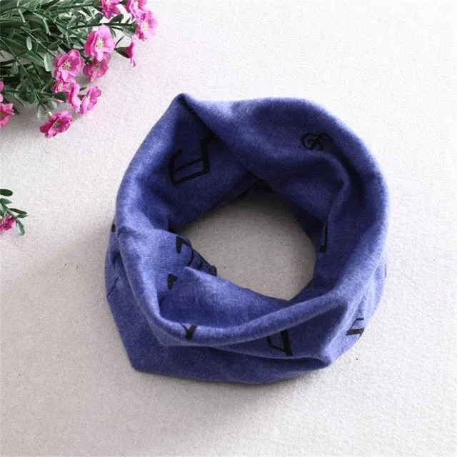 LandFox  Fashion Design  Boys Girls Collar Baby Scarf Popular Cotton O Ring Neck Scarves SM6