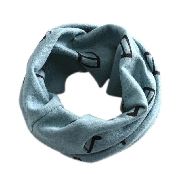 LandFox  Fashion Design  Boys Girls Collar Baby Scarf Popular Cotton O Ring Neck Scarves SM6