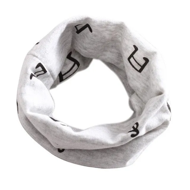 LandFox  Fashion Design  Boys Girls Collar Baby Scarf Popular Cotton O Ring Neck Scarves SM6