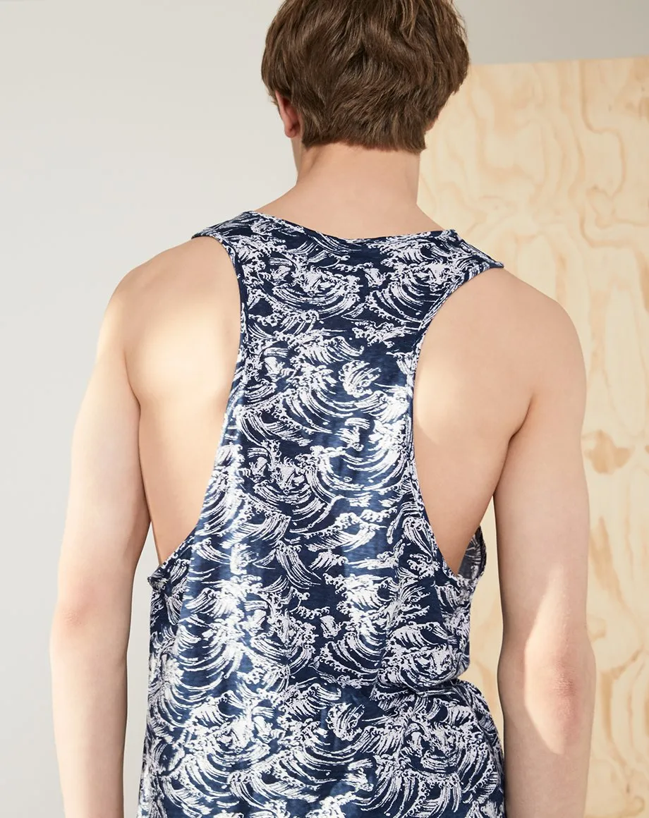 LOELA MENS VEST | NAVY