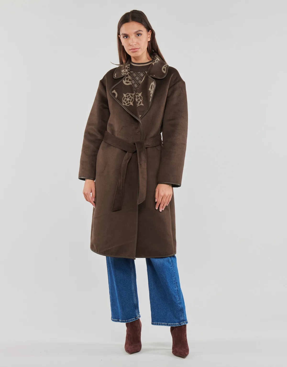 LUDOVICA LOGO WRAP COAT