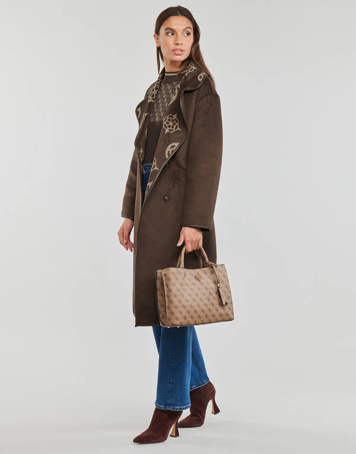 LUDOVICA LOGO WRAP COAT