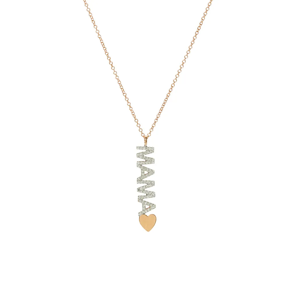 Mama Bolt Diamond Necklace