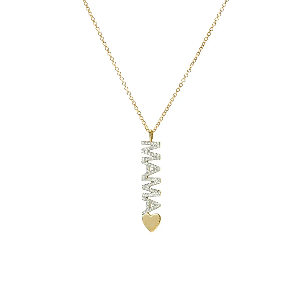 Mama Bolt Diamond Necklace