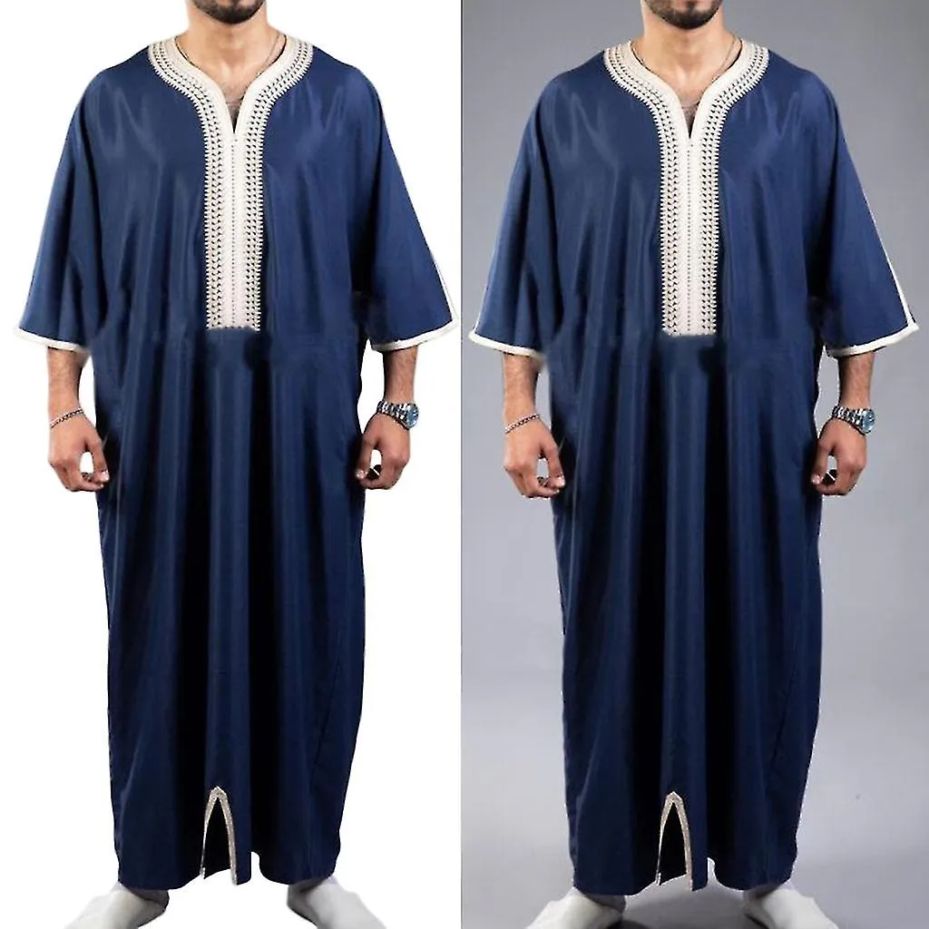 Men Muslim Robe Saudi Arab Thobe Jubba Middle East Jubba Thobe Muslim Clothing-