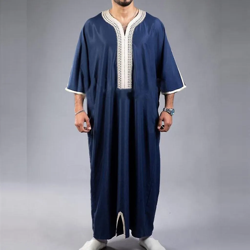 Men Muslim Robe Saudi Arab Thobe Jubba Middle East Jubba Thobe Muslim Clothing-