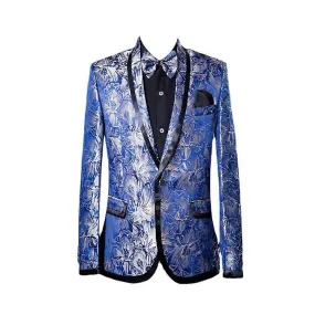 Men's Tuxedo Jackets One Button Stylish Dinner Blazers Jacket