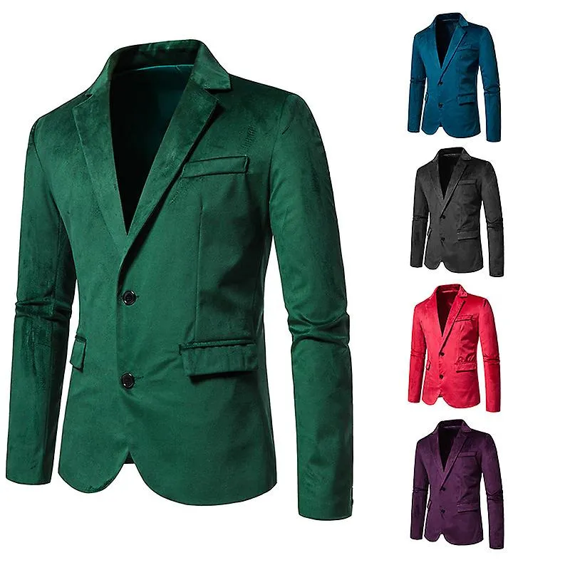 Mens Casual Blazer Jackets, Two Button Slim Fit Sports Coat