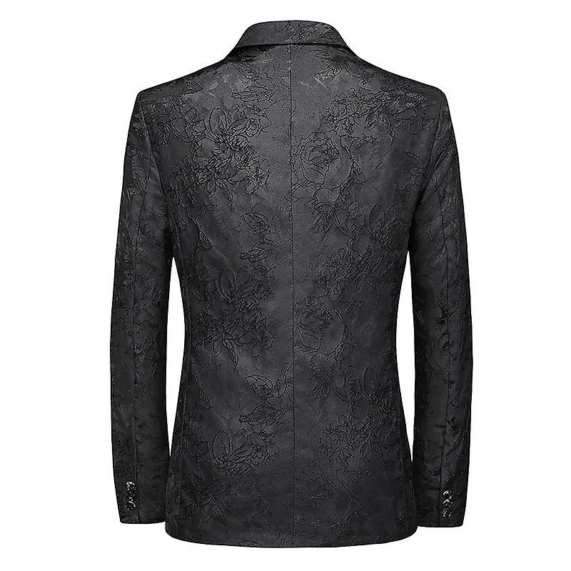 Mens Suit Jackets, Floral Suit One Button Jackets Tuxedo Blazers