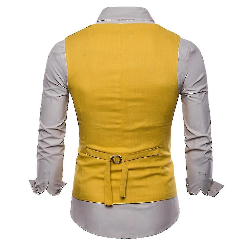 Mens Suit Vest Thin Four Seasons Casual Suit Vest 9 Colors Available