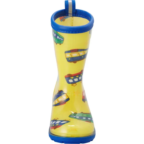 Miki House Pucci Choo-Choo Rain Boots, Yellow