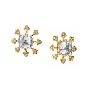 Mogul Cushion Diamond Earrings