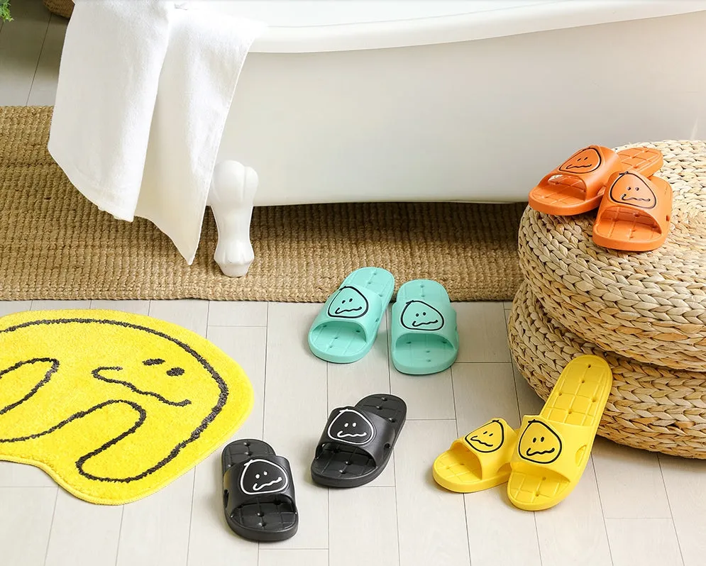 MonagustA Bathroom Slippers - Soft Non-slip Sandals with Water Holes, Perfect Couple Gift! Comfortable and Lightweight EVA Cushi