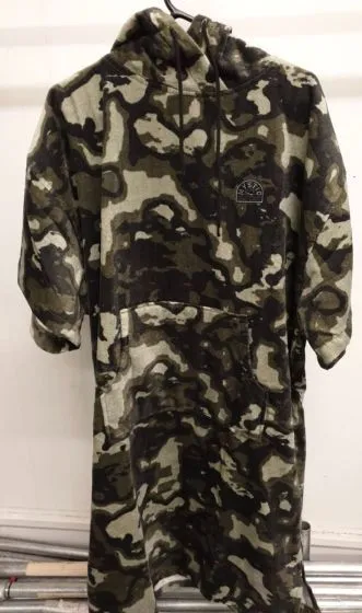 Mystic Poncho Velour - Camouflage