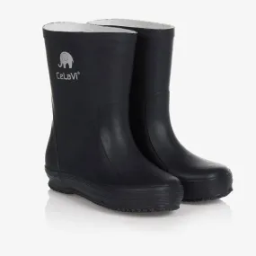 Navy Blue Rain Boots