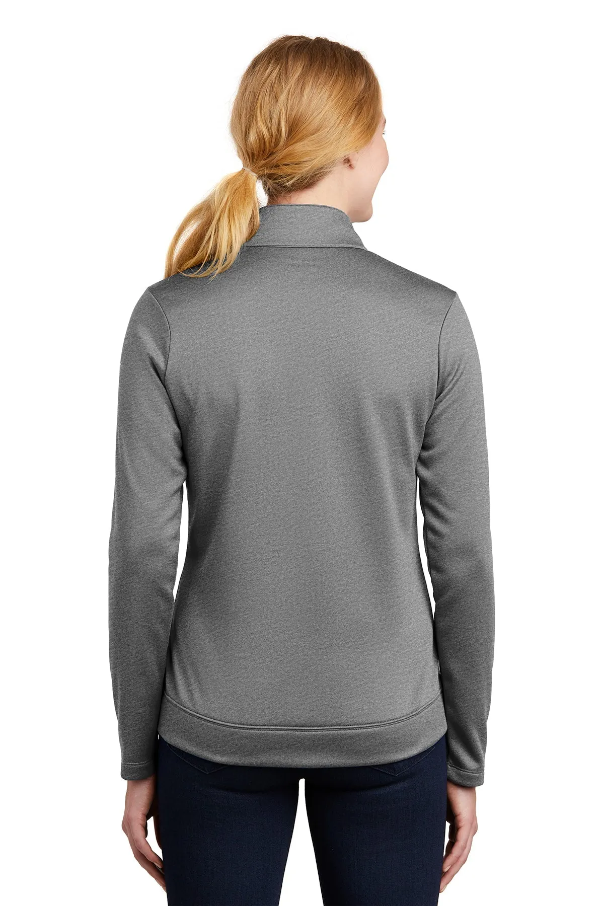 Nike Ladies ThermaFIT Full-Zip Customized Jackets, Dark Grey Heather