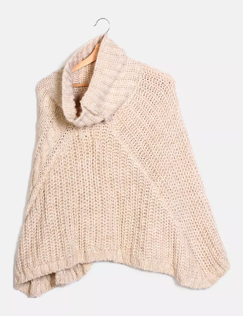 NoName Poncho beige punto