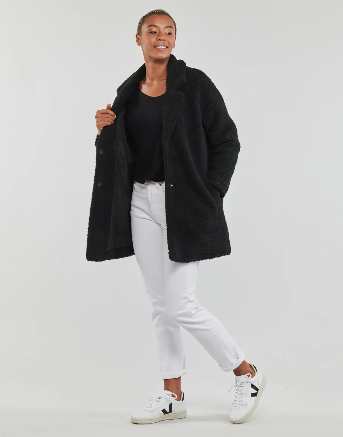 ONLNEWAURELIA SHERPA COAT CC OTW