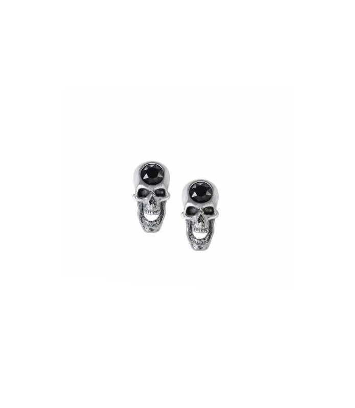 PENDIENTES DE CALAVERA GRITANDO ALCHEMY SCREAMING SKULL STUDS E427