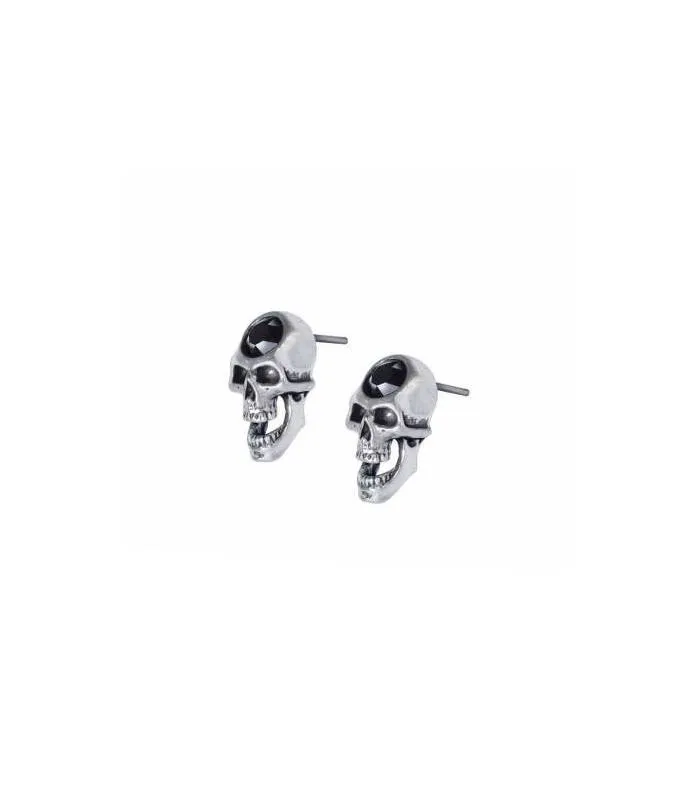 PENDIENTES DE CALAVERA GRITANDO ALCHEMY SCREAMING SKULL STUDS E427