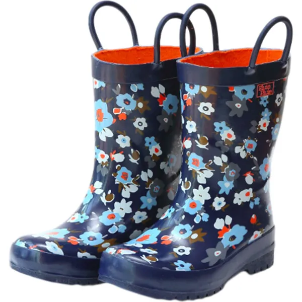 Pluie Pluie Rain Boots, Navy Flower