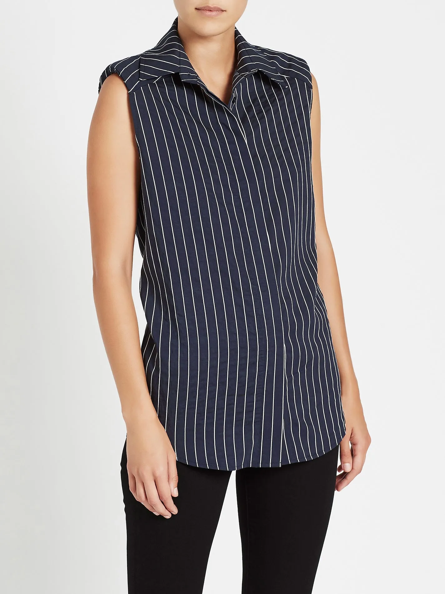 Pollino Stripe Sleeveless Shirt