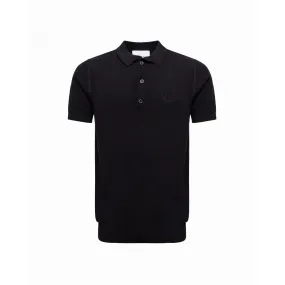 Polo de tela de rizo en algodón John Richmond X UMP23111PO Negro