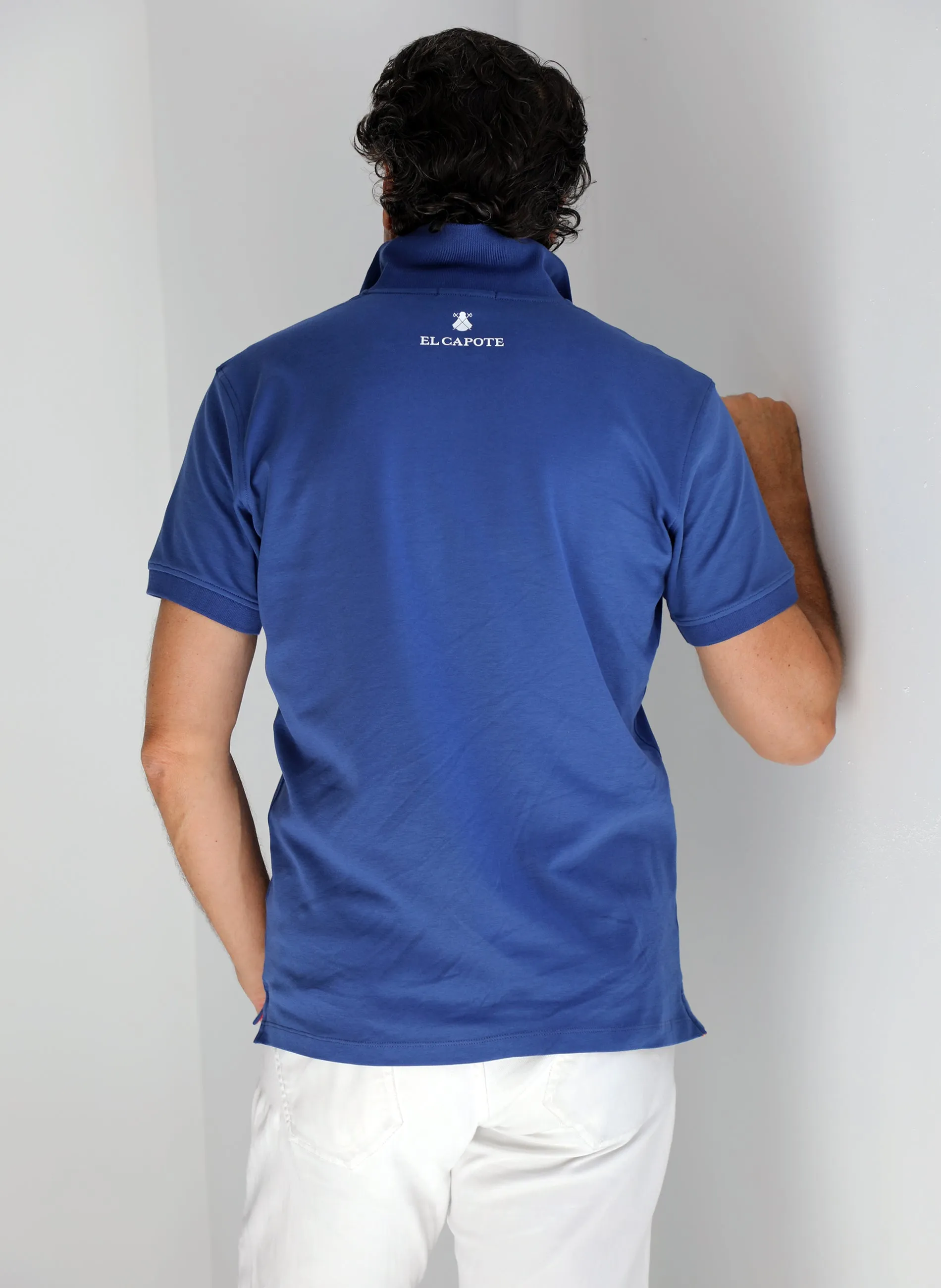 Polo Hombre Azulón Espaa Interlock