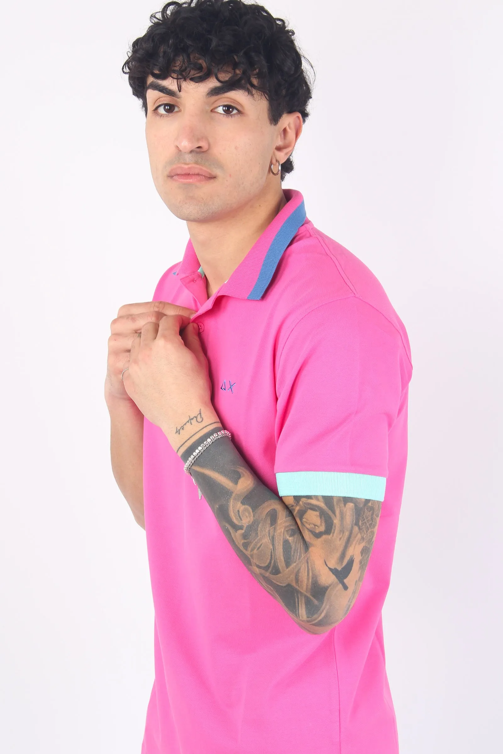 Polo Profilo Alto Fuxia