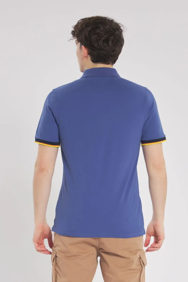 Polo Uomo Blu Cobalto