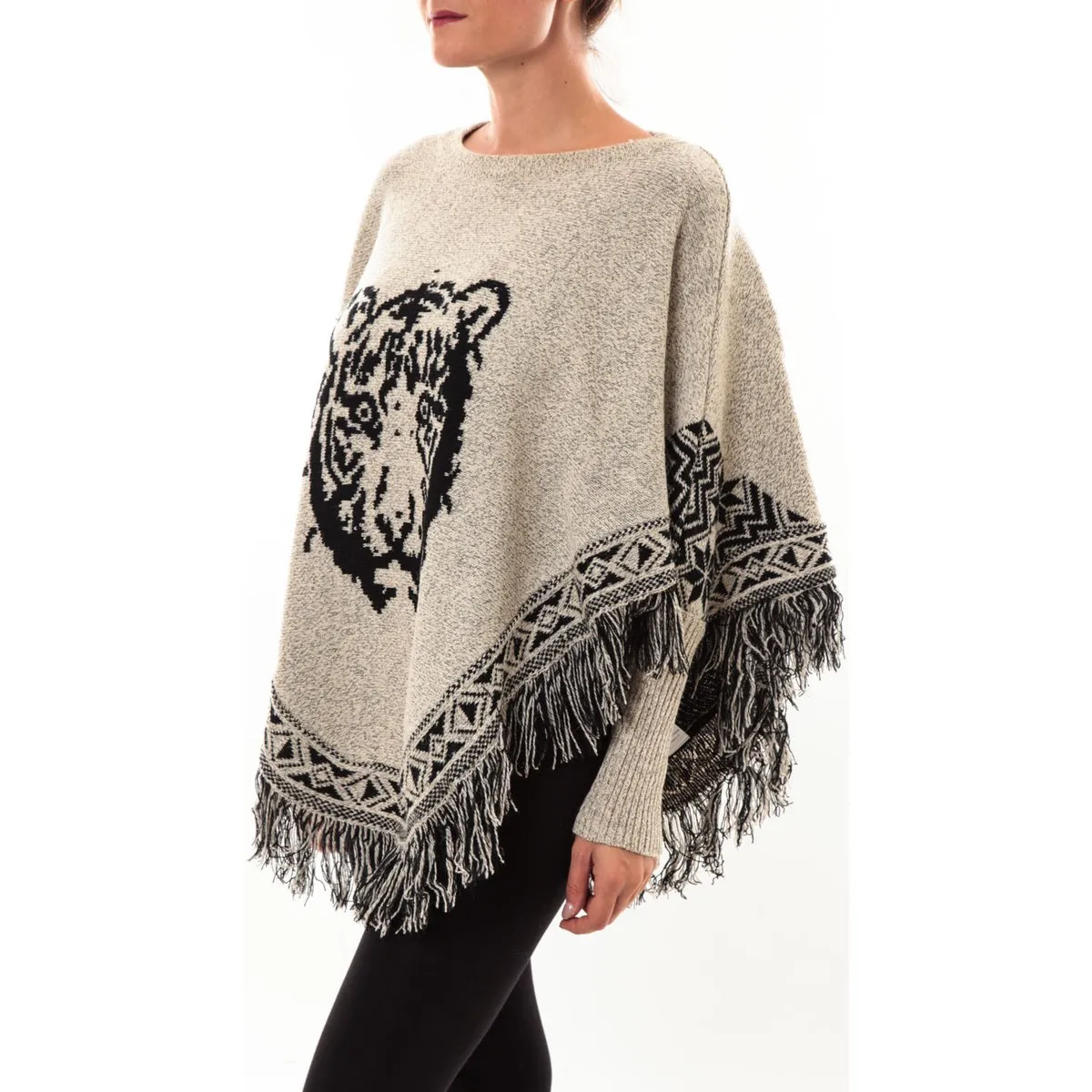 Poncho 73017004 gris