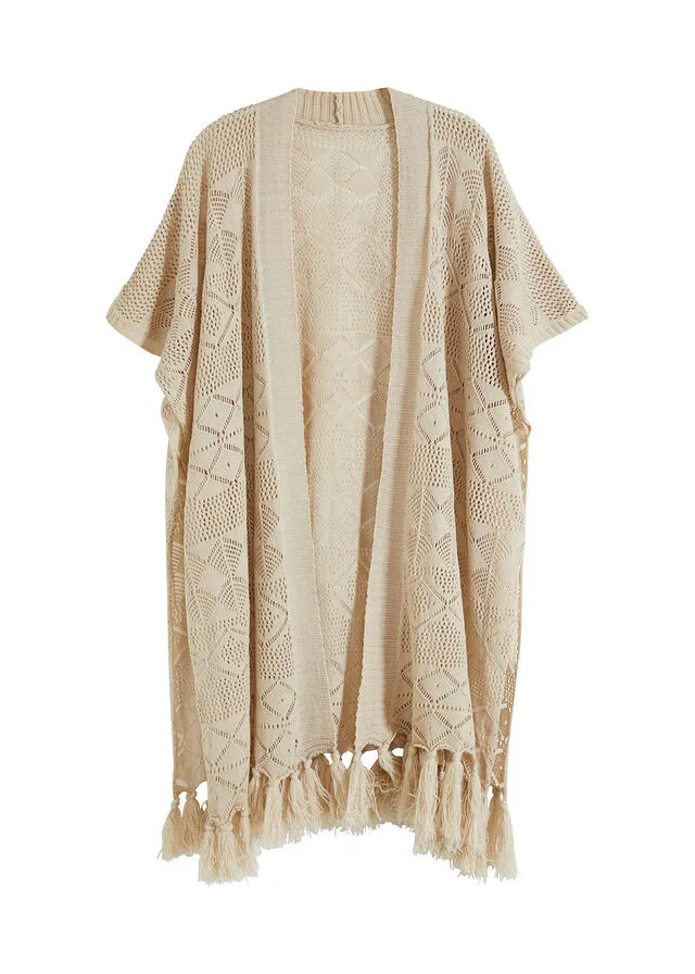 Poncho Beige