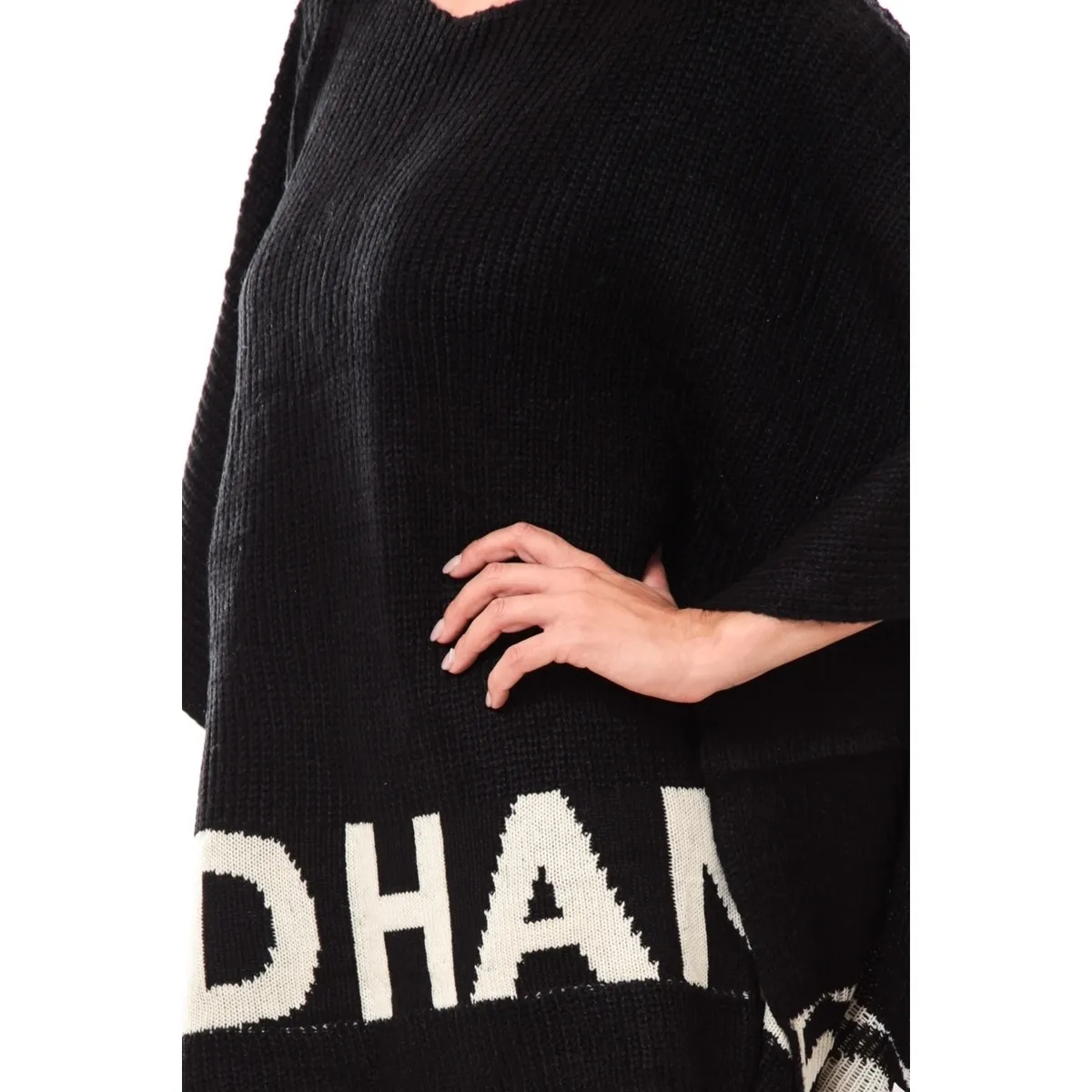 Poncho DH3122 noir