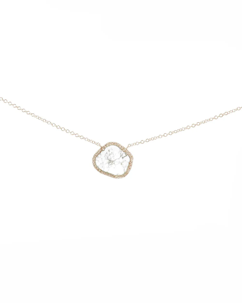 Poppy Sliced Diamond Necklace