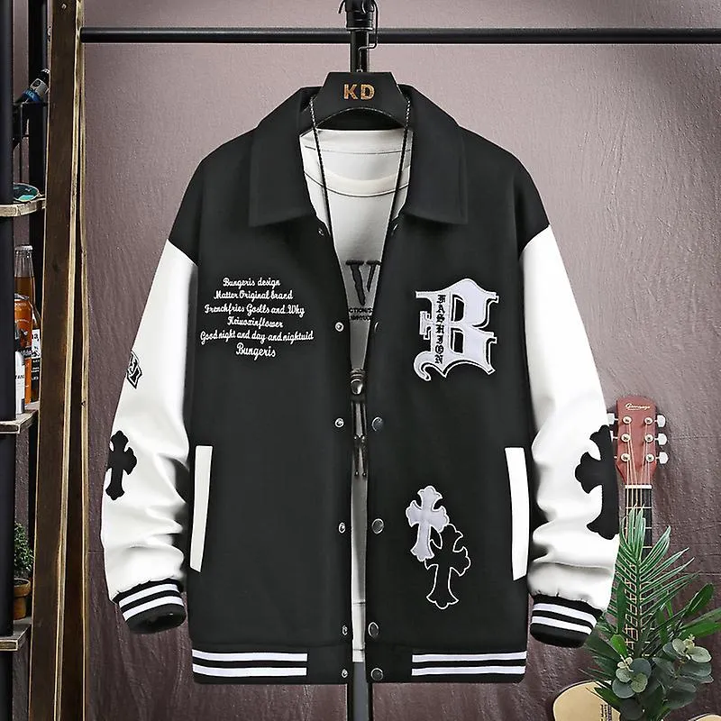 Professional Ins Hip Hop Casual Baseball Coat Slim Fit Unisex Baseball Uniform Bomber Jackets For Men's Professional Youth T