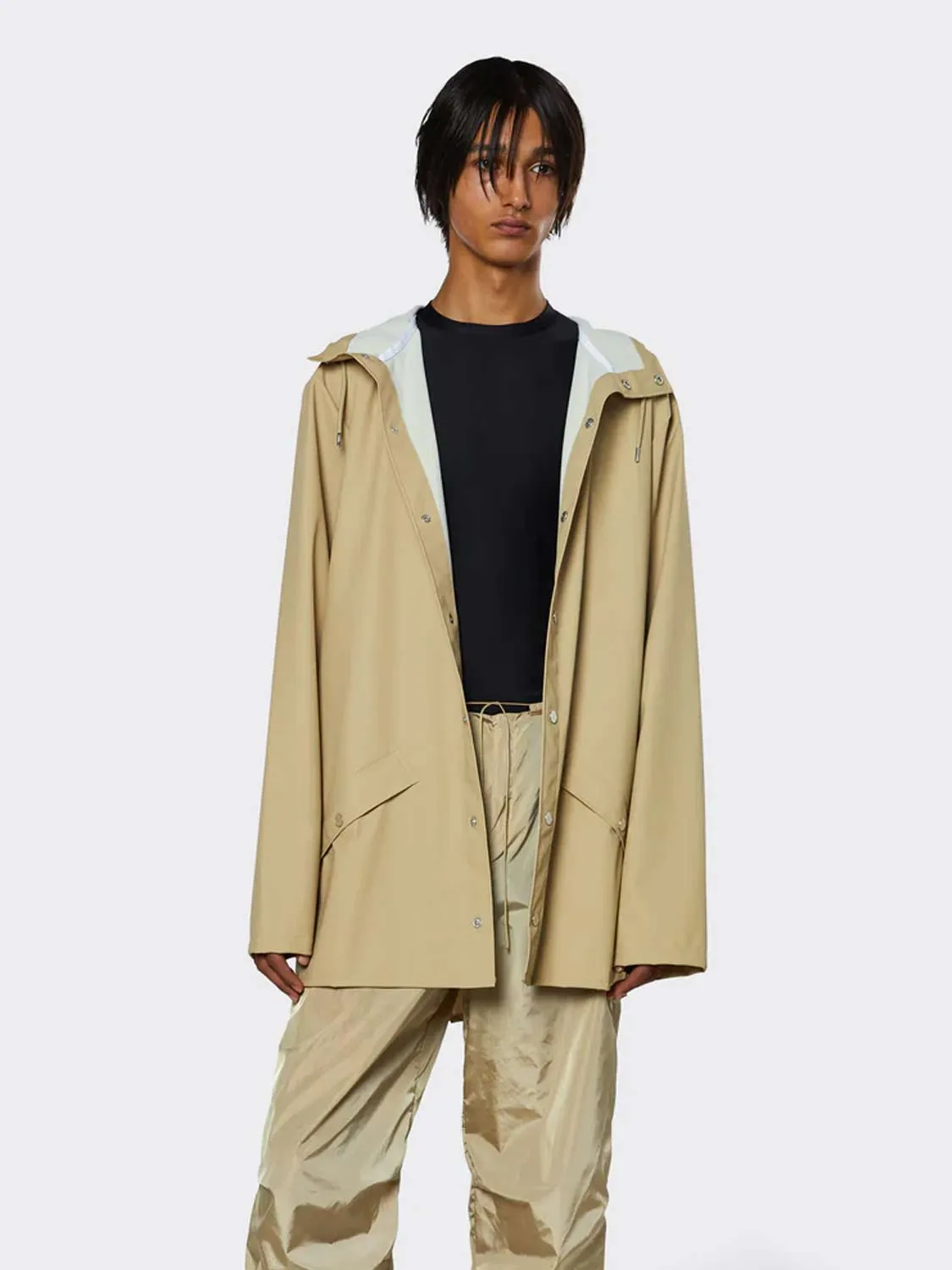 RAIN JACKET SAND