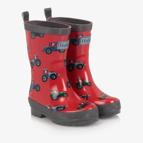 Red Tractor Rain Boots