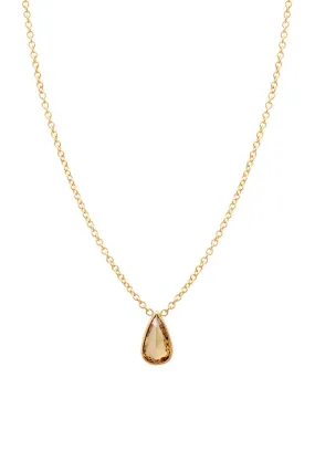 Rose Cut Champagne Diamond Necklace No. 2380