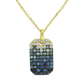 Sapphire & Diamond Necklace