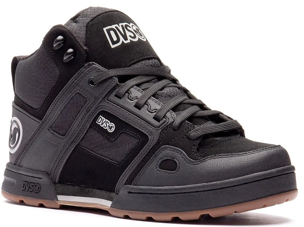 shoes DVS Comanche Boot - Black/Reflective/Charcoal/Leather - men´s