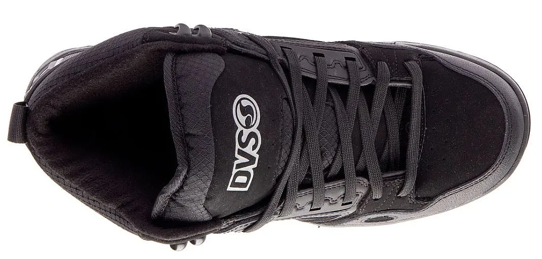 shoes DVS Comanche Boot - Black/Reflective/Charcoal/Leather - men´s